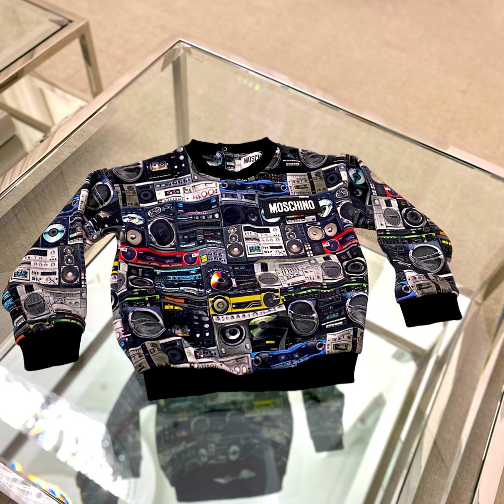 Multicolor Baby Moschino sweatshirt! Can be sold with matching pants or separate
